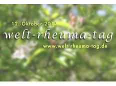 Am 12. Oktober 2012 ist Welt-Rheuma-Tag